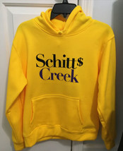 Schitt’s Creek Size Small Yellow Hoodie / Sweatshirt Unisex Brand New. - £19.58 GBP