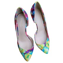 Women high heels multicolor colorful Spring Size 8 W /38BCBGeneration Shoes - £22.10 GBP