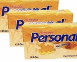Hispano Personal Miel/Honey Bar Soap 125 Gram - Pack of 3 - $17.99