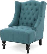 Christopher Knight Home Toddman High-Back Fabric Club Chair, Dark Teal 33.75D X - £160.31 GBP