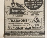 1990s Bourbon Street Lou Restaurant Vintage Print Ad Advertisement Alaba... - $7.91