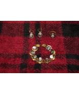 Black Lip Oyster Shell Cameo Bracelet; Earrings , Ring 800 Silver 3pc. m... - $779.00