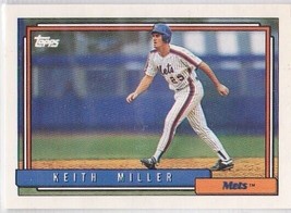 M) 1992 Topps Baseball Trading Card - Keith Miller #157 - $1.97