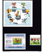 Worldwide Spain/Liberia MNH World cup 15516 - £7.88 GBP
