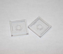 Clear 2x2 Transparent construction piece X2 - $15.11 MXN