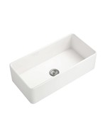 Deep Apron Farmhouse Sink: White, 33 Inch - $9,291.09 MXN