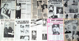 Ricky Schroder ~ Nineteen (19) B&amp;W Vintage Articles Frm 1983-1987 ~ B1 Clippings - £8.03 GBP