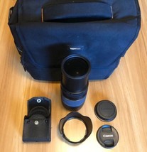 Canon EF 75-300mm f/4-5.6 III Telephoto Zoom Lens W/  Hood, Filters &amp; Bag - £94.28 GBP