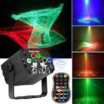 DJ Disco Stage Party Lights Northern Laser Light Effect RGB Led Sound Activated  - £53.02 GBP