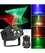 DJ Disco Stage Party Lights Northern Laser Light Effect RGB Led Sound Ac... - £50.85 GBP