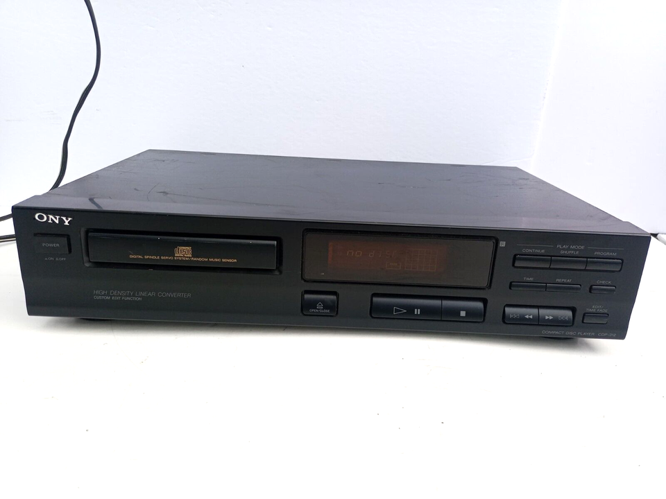 SONY CDP-312 COMPACT DISC CD PLAYER AUDIO VIDEO DIGITAL HOME MEDIA THEAT... - $62.50