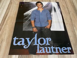 Taylor Lautner Robert Pattinson teen magazine poster clipping fold out Twilight - £5.47 GBP
