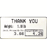 CAS LST-8060 Labels for CAS DLP Printer, 55mm x 25mm, 550/Roll, 18 Rolls - $95.72 CAD