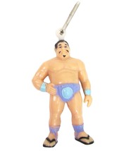 Vintage Chuck Norris Karate Kommandos Figure Zipper Pull Kenner Toys Tabe Sumo - $16.83