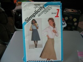 Simplicity 5232 Misses Back Wrap Skirt Pattern - Size L (18-20) Waist 32-34 - £6.99 GBP