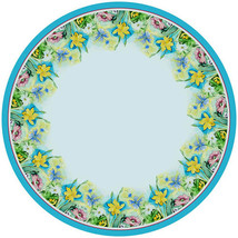 Betsy Drake Florals 68 Inch Round Table Cloth - $89.09