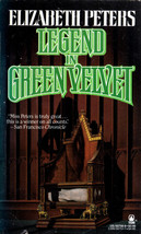 Legend in Green Velvet by Elizabeth Peters / 1989 Archaeology Mystery Paperback - £0.88 GBP