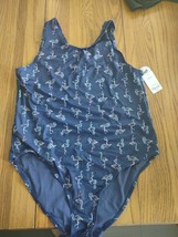 Flamingo Size XXL One Piece Bathing Suit - £19.03 GBP