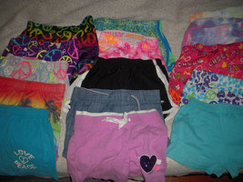 Lot of 28 Girls Sz 4 5 6 7 Athletic Sports Shorts Justice Mesh Champion Tie Dye - $74.25