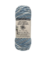 Loops &amp; Threads Soft &amp; Shiny Yarn, Blue Moon, 4 Oz., 207 Yards - £7.94 GBP