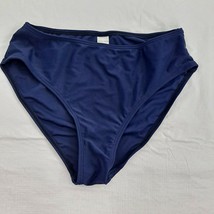 Bikini Bottom Briefs Navy Solid swimsuit swim bathing suit Extra Small XS - £9.34 GBP