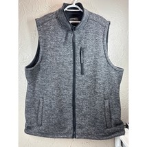 Cody James Mens Charcoal Grey Full Zip Fleece Western Vest Sherpa Size 2XL - $465.54 MXN