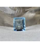 Rare Natural Blue Aquamarine Octagon Cut 1.60 Cts Gemstone Pendant Ring - €225,83 EUR