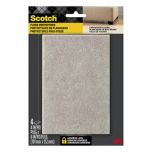 Scotch Rectangle Felt Pads 4pk (Beige) - £32.78 GBP