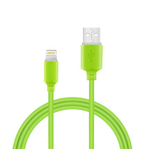 Reiko 30 Pcs Tangle Free Apple Ipad Air Usb Data Cable 3.3 Feet In Green - £50.12 GBP
