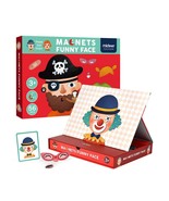 Magnetic Funny Face Puzzle 56 Piece Jigsaw Puzzleboard With Drawers Port... - £14.67 GBP