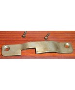 Vintage National Sewing Machine Co. Bed Latch Striker Plate/Catch w/2 Sc... - $10.00