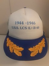 Vintage Navy 1944 - 1946 U.S.S. LCS (L) (3) 60 Snapback Cap Hat - £11.60 GBP