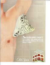 2010 Print Ad Old Spice Matterhorn Mens Deodorant Rub And Sniff Avalanche Fresh - £11.42 GBP