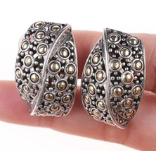 Large John Hardy 18k/Sterling Jalsimer Dot Clip-on earrings - $472.97