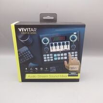 Vivitar Creator Series Audio Stream Sound Mixer USB-C Bluetooth Voice Ef... - $15.83