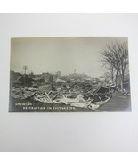 Real Photo Postcard RPPC 1913 Dayton Ohio Flood Destruction East Dayton ... - £15.72 GBP