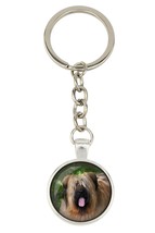 Briard. Keyring, keychain for dog lovers. Photo jewellery. Men&#39;s jewelle... - $16.19