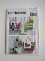 2011 Butterick Sewing Pattern B5659 Womens Bags Totes 6 Styles Lined UNC... - $16.14