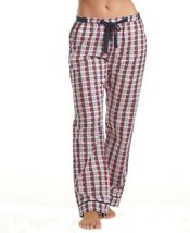 Tommy Hilfiger Womens Plaid Pajama Pants Color Hilfiger Woven Flag Size S - $52.00