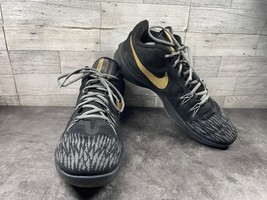 Nike Zoom Sneakers Men 11.5M Evidence II Shoes Black Gold Mesh Athletic ... - $34.47