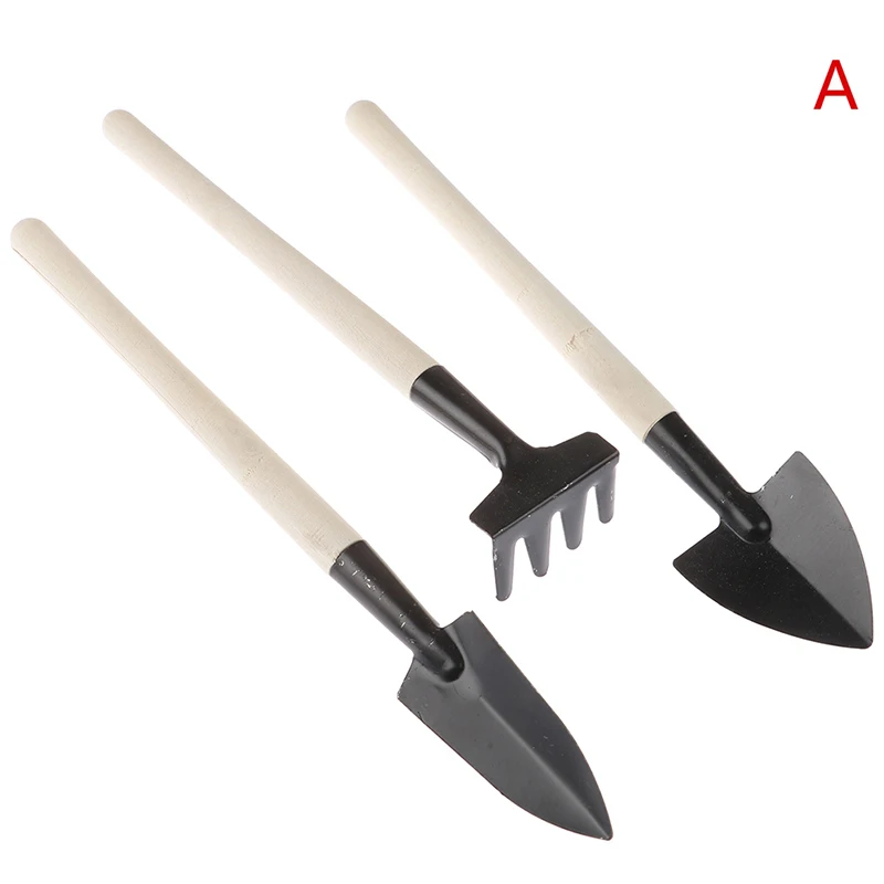 3PCs/Set Three-piece Shovel Rake Planting Tools Combination Home Gardening Tool  - £128.24 GBP