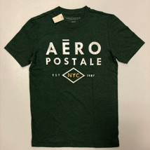NWT Aeropostale Men’s Short Sleeve Green Logo T-shirt size XS - £9.58 GBP