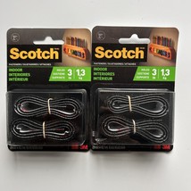 Scotch RF4711 General Purpose Self-Stick Reclosable Fastener, 3/4 Inch x18 - 2PK - £7.26 GBP