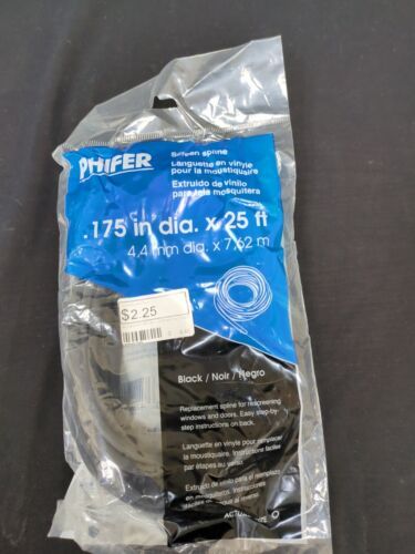 PHIFER .175 in dia. x 25ft screen spline - $2.96