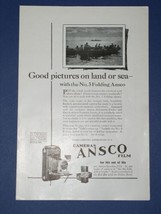 Ansco Camera National Geographic Magazine Ad Vintage 1923 - £11.59 GBP