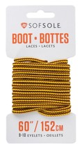 SofSole Work &amp; Outdoor Hiking Boot Laces, 60&quot;, Brown Gold, 8-9 Eyelets, ... - $6.71 CAD