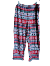 Womens Holiday Plush Fleece Pajama Pants - Size XL 16-18 - £13.39 GBP