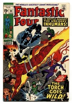 Fantastic Four #99 INHUMANS-JACK Kirby Marvel 1970 VF- - $58.20