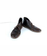 Clarks Bushacre Mens 11.5 Dark Brown Leather Chukka Ankle Boots Round To... - $55.47 CAD