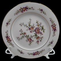 Noritake Ivory China 7151 Asian Song SALAD Plates 8 3/8 in Gold Trim Pink Floral - £28.84 GBP